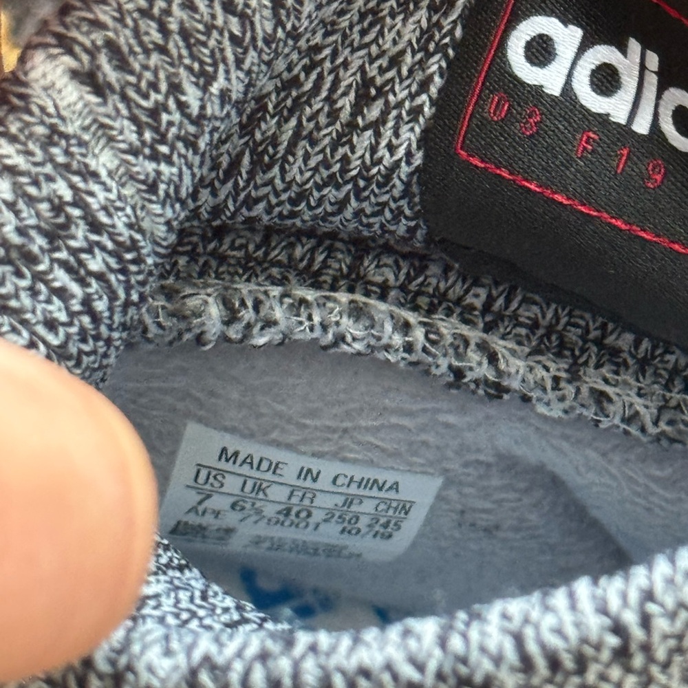 Adidas Gray Knit Sneakers - Picture 5 of 5